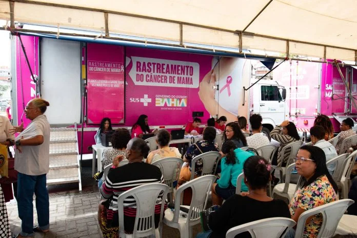 Programa Estadual de Rastreamento do Câncer de Mama realiza 82 mil atendimentos no interior da Bahia.