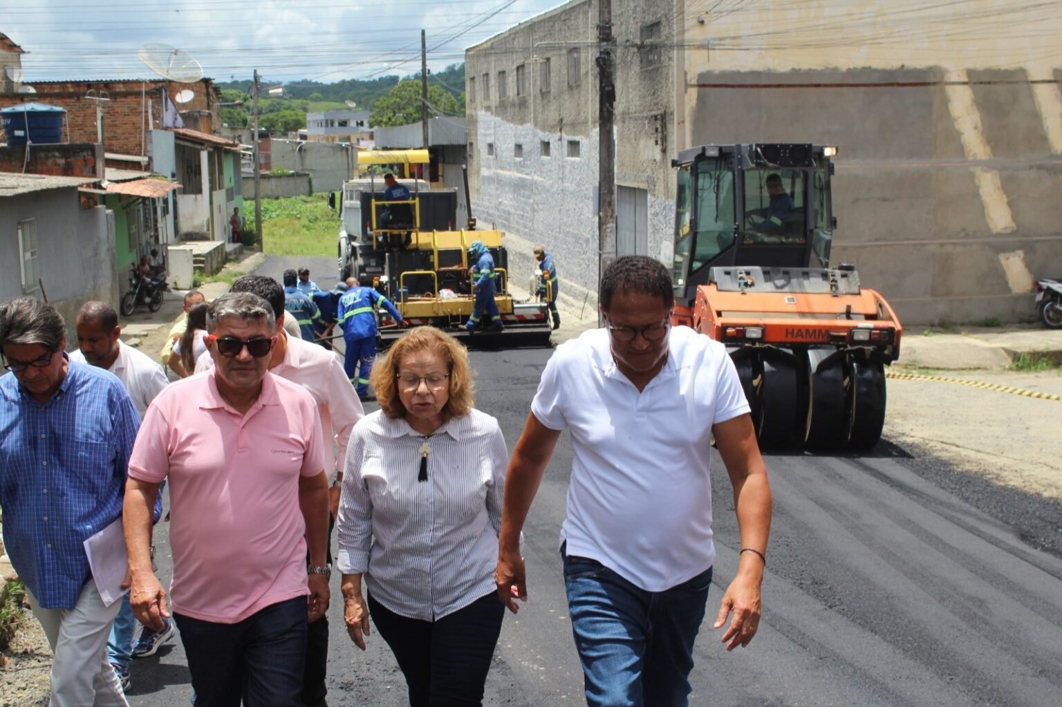 Prefeito Augusto Castro acompanha andamento de obras nos bairros Jaçanã e São Judas.