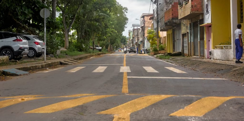 Prefeitura de Itabuna conclui pintura de sinalização de ruas do Banco Raso e Jaçanã.