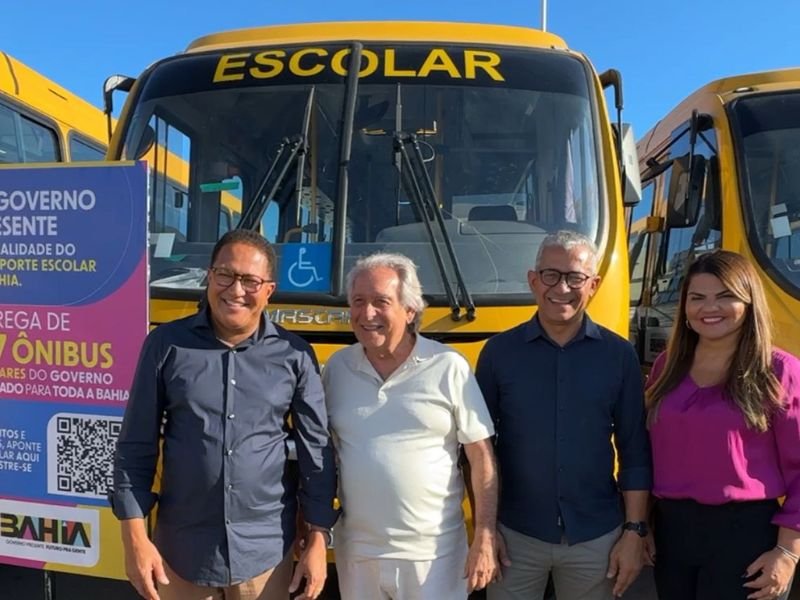 Prefeitura de Itabuna recebe microônibus escolar do Governo do Estado.