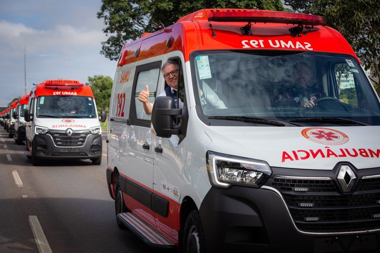 Governo Federal entrega mais 156 novas ambulâncias para 114 municípios.