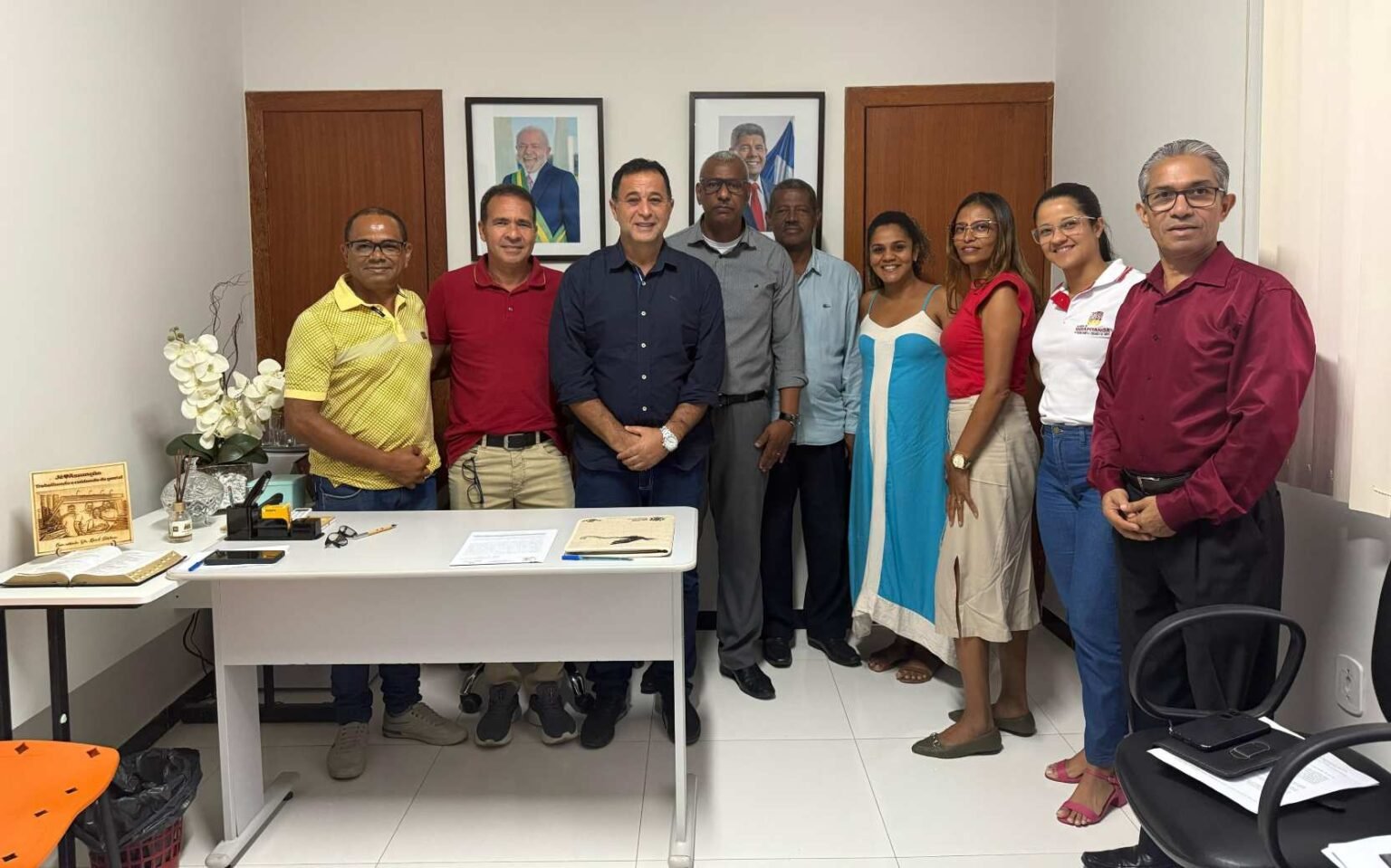 Prefeito de Ibirapitanga se reúne com COMPLEIB para dialogar sobre o Dia dos Evangélicos.