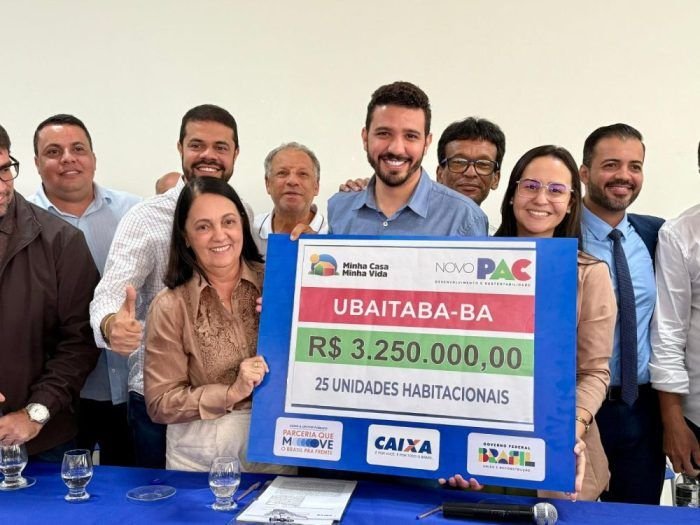 Ubaitaba: Gracinha garante mais de R$ 3 milhões para a construção de unidades habitacionais no município.