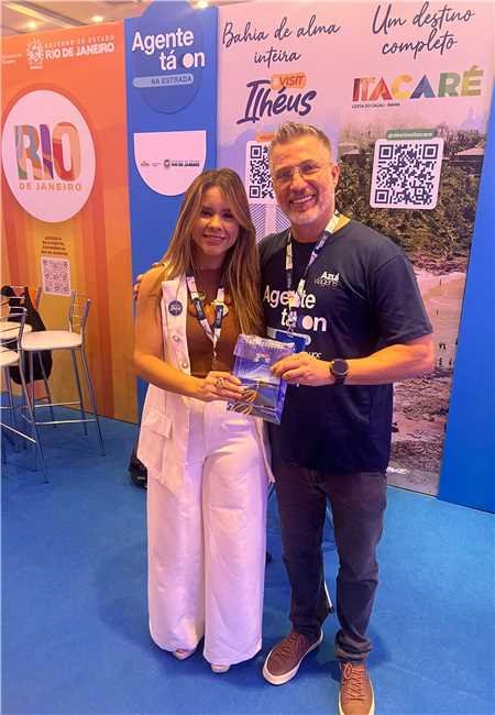 Ilhéus se destaca em evento nacional de turismo e capacita 300 agentes de viagens.