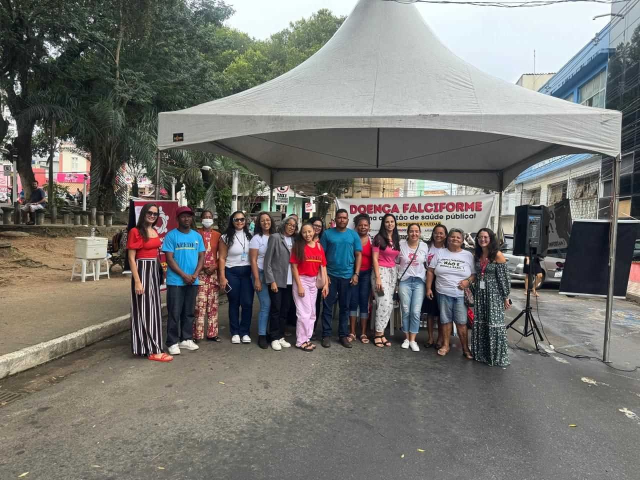 Ilhéus promove mobilização sobre a Doença Falciforme na Praça JJ Seabra.