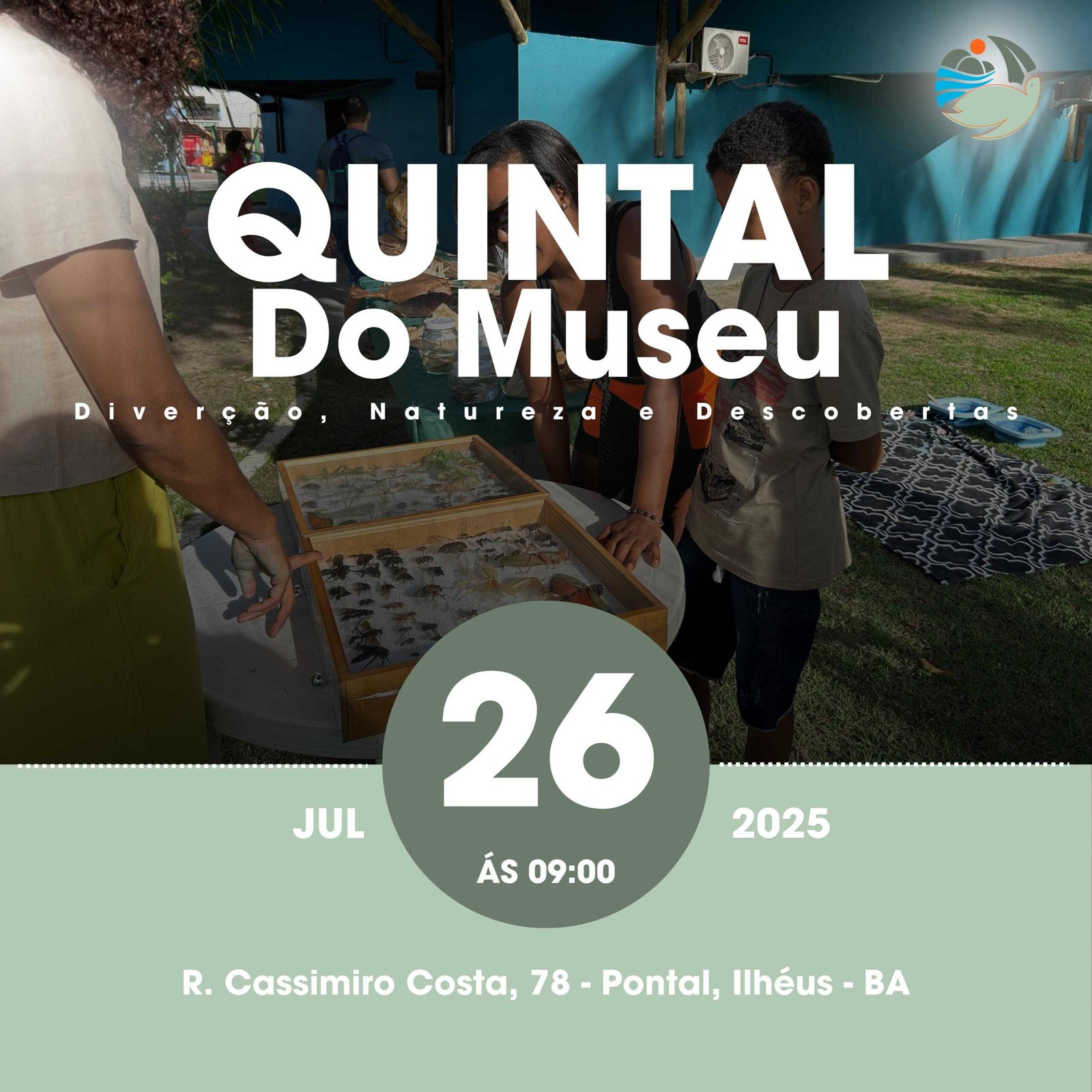 Prefeitura de Ilhéus promove segunda edição do Quintal do Museu com foco em educação ambiental.