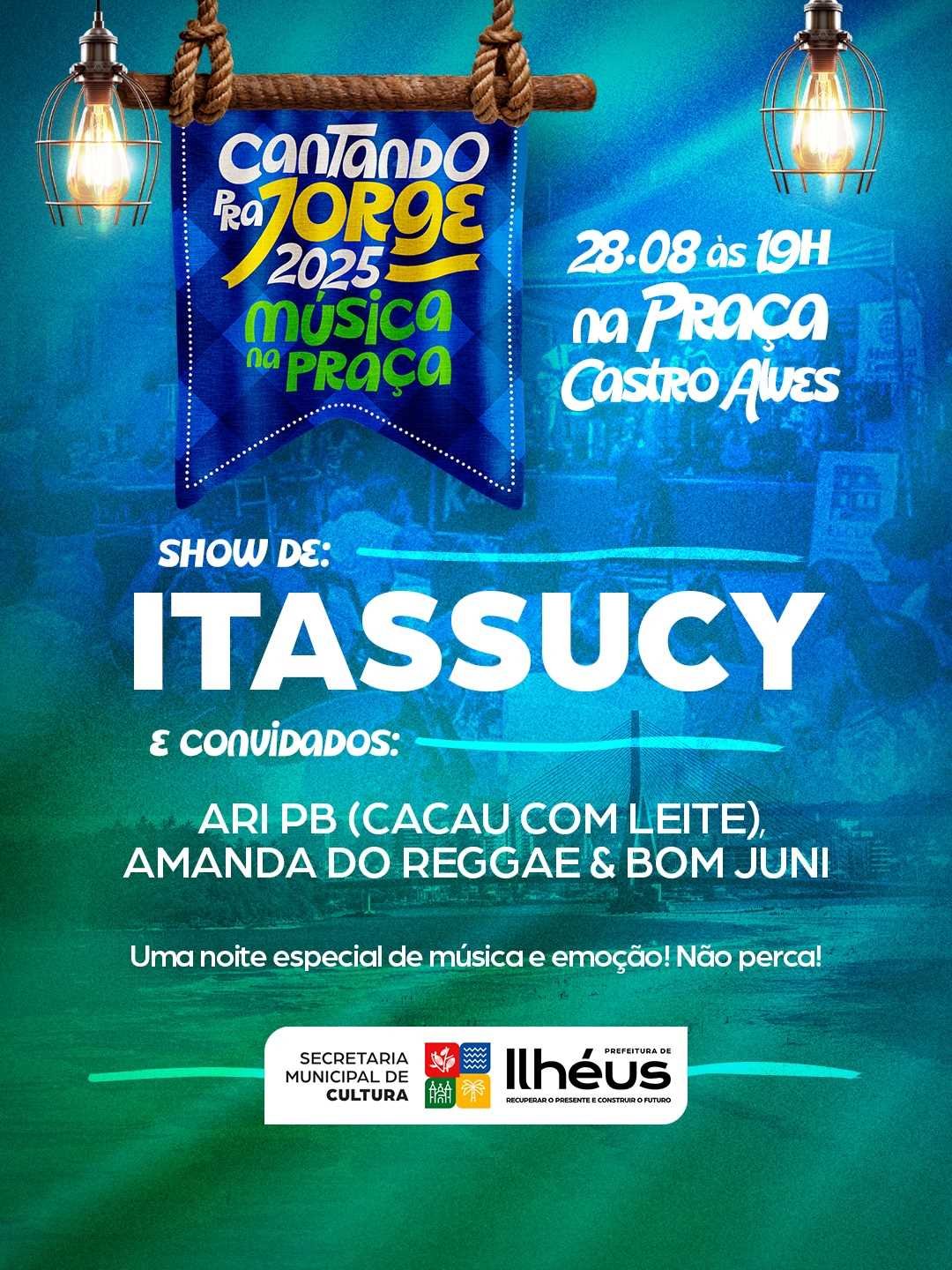 Prefeitura de Ilhéus realiza mais uma edição do projeto Cantando para Jorge.