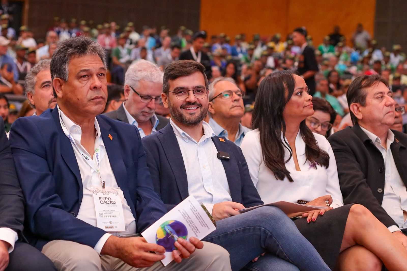 Prefeito Valderico Junior participa da abertura da ExpoCacau 2025 em Ilhéus.