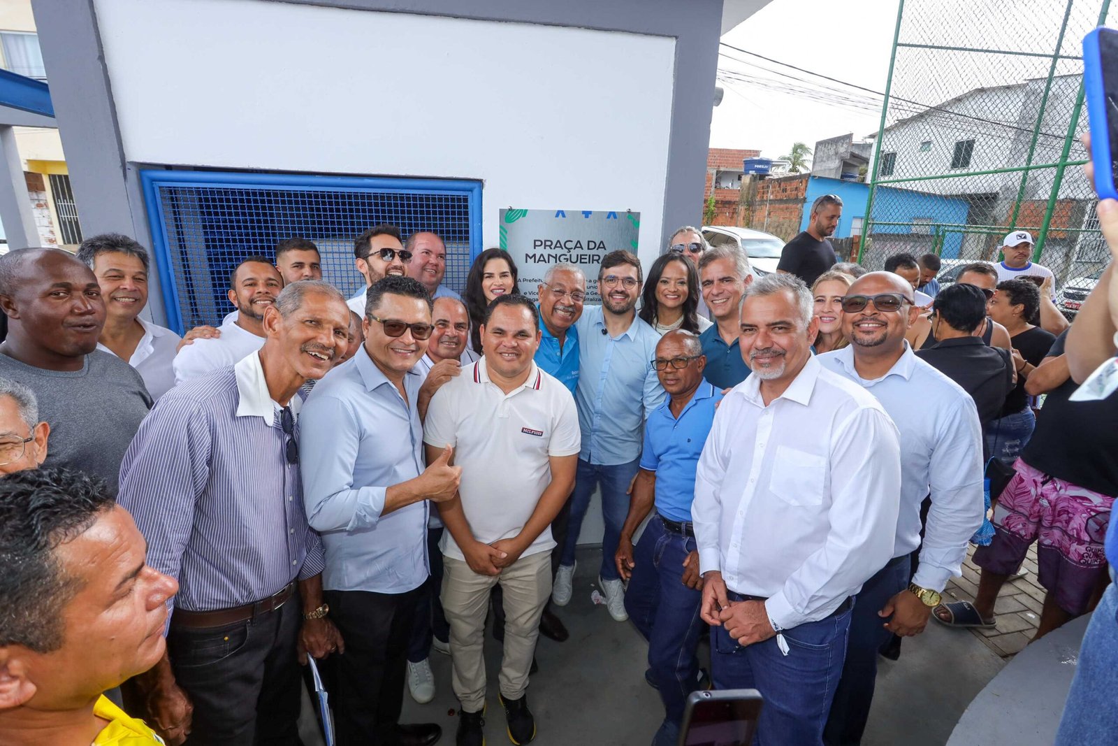Prefeitura de Ilhéus inaugura Praça da Mangueira revitalizada no bairro Nelson Costa.