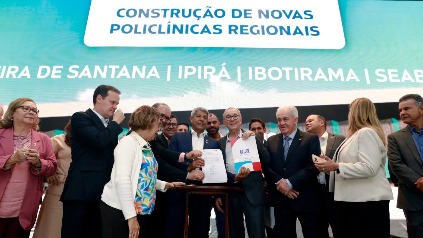 Bahia e Governo Federal anunciam mais de R$ 365 milhões para construção de novas unidades de saúde em 129 municípios.
