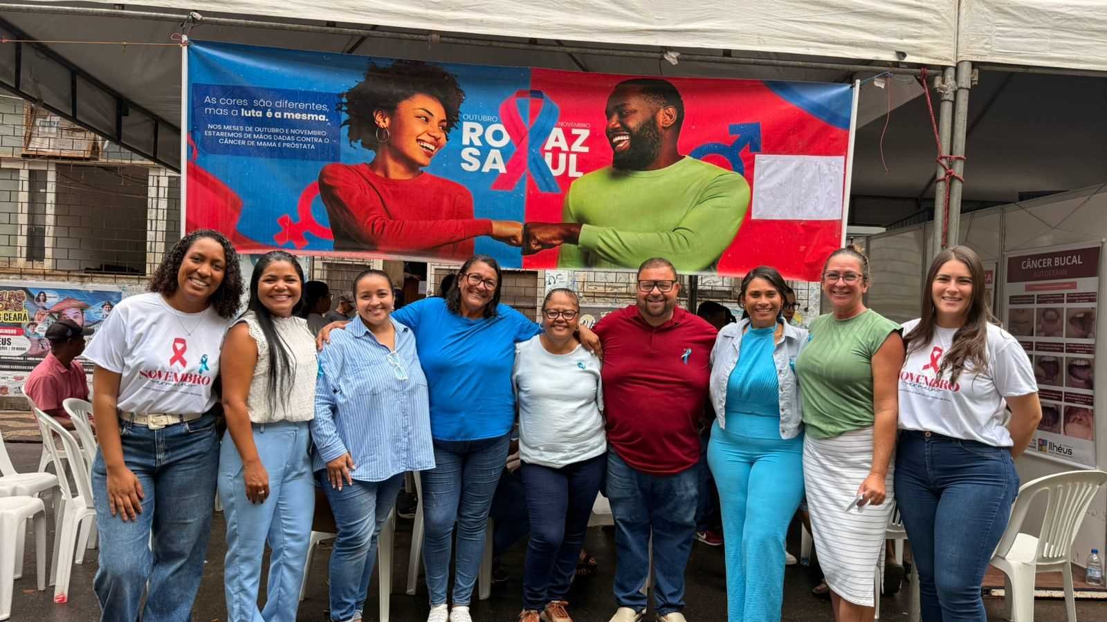 Mutirão Novembro Azul reforça cuidado com a saúde do homem e realiza 280 atendimentos em Ilhéus.