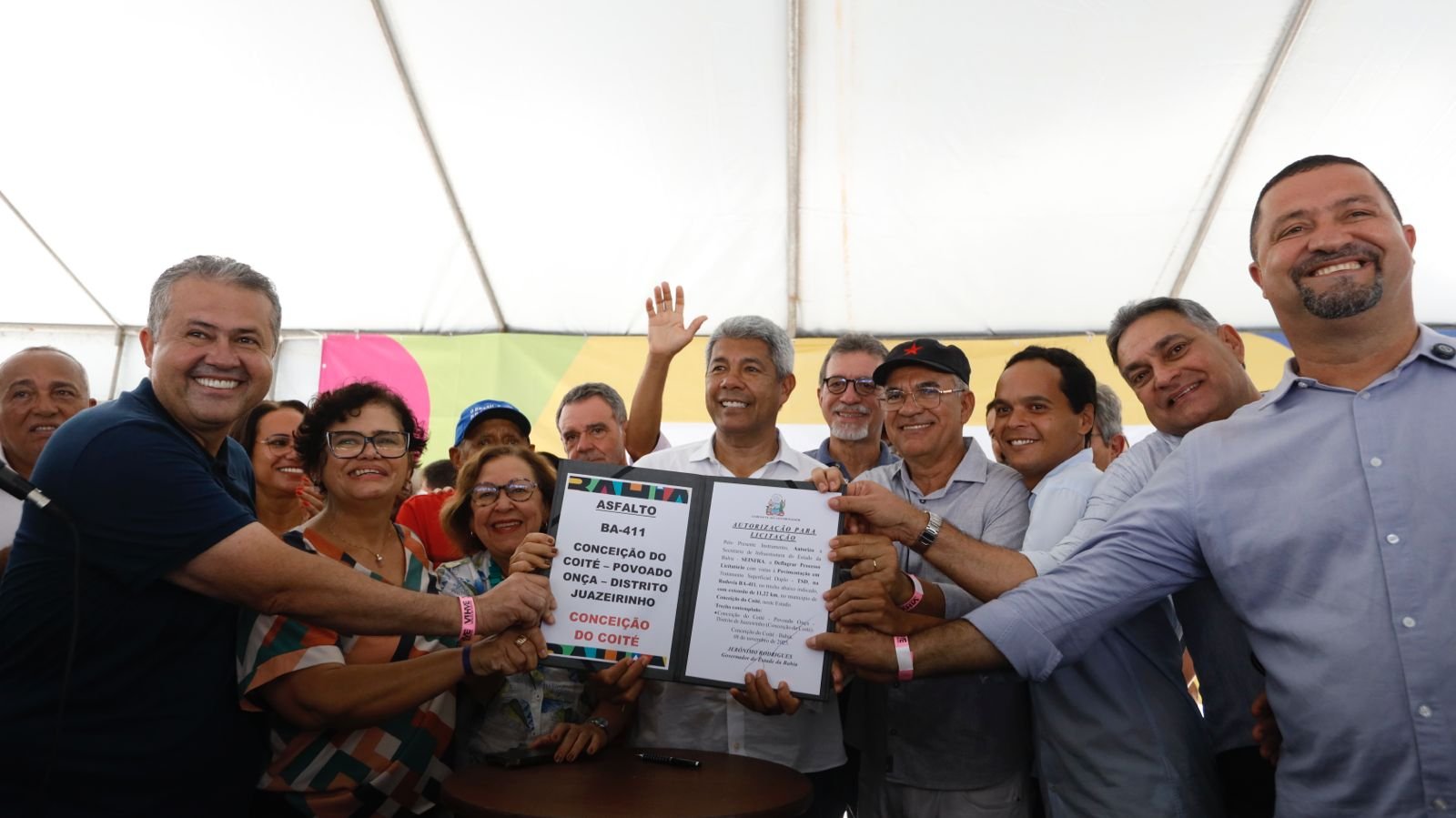 Estado investe mais de R$ 140 milhões em obras de infraestrutura, saneamento e apoio ao desenvolvimento rural em Conceição do Coité.