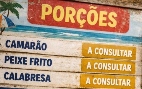 Procon de Ilhéus alerta que cardápio com preço a consultar em barracas de praia é ilegal.