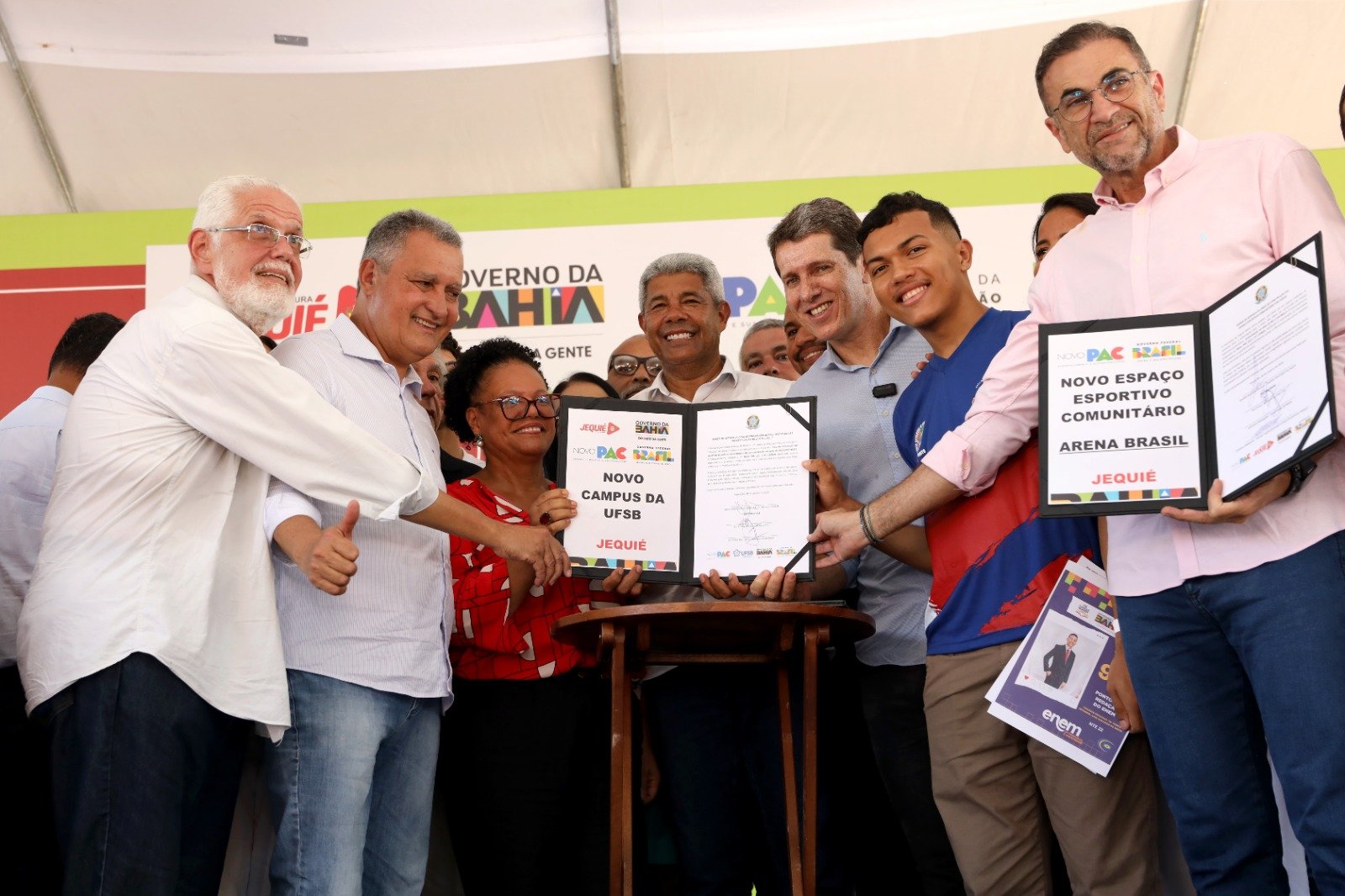 Novo PAC: Jequié recebe ordens de serviço para construção de campus da UFSB e Arena Brasil.