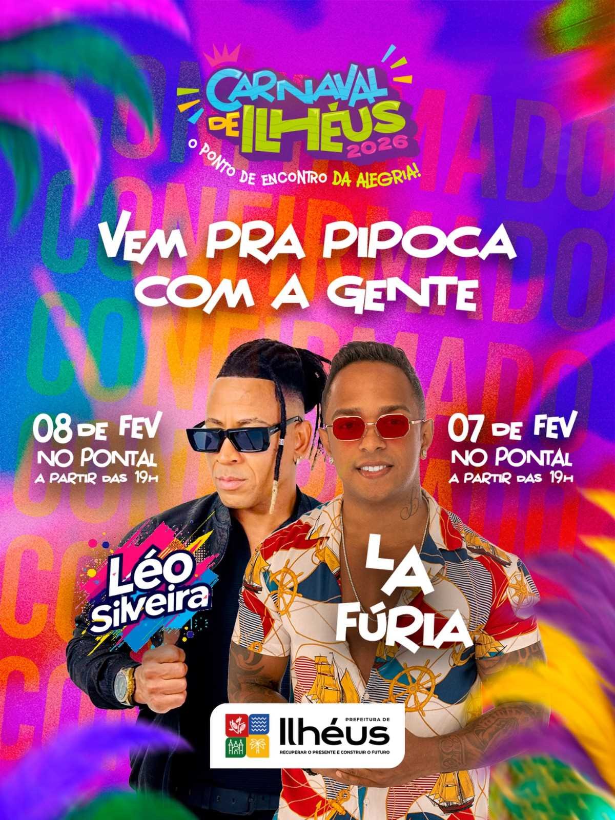 Carnaval de Ilhéus 2026 começa neste fim de semana com shows e apoio aos blocos de rua.