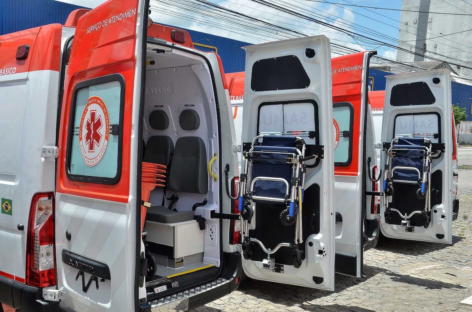 Ilhéus recebe três novas ambulâncias do SAMU e reforça atendimento de urgência e emergência.