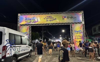 Segunda noite do Carnaval de Ilhéus 2026 termina sem ocorrências.