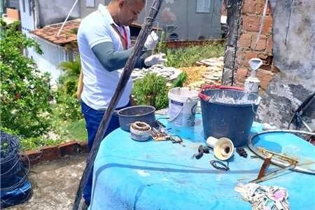 Ilhéus realiza 1º LIRAa de 2026 para mapear índice de infestação do Aedes aegypti.