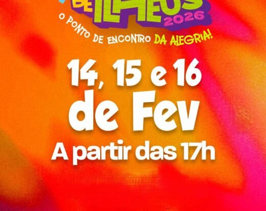 Carnaval Ilhéus 2026 valoriza cultura, diversidade e fortalece a festa nos bairros.