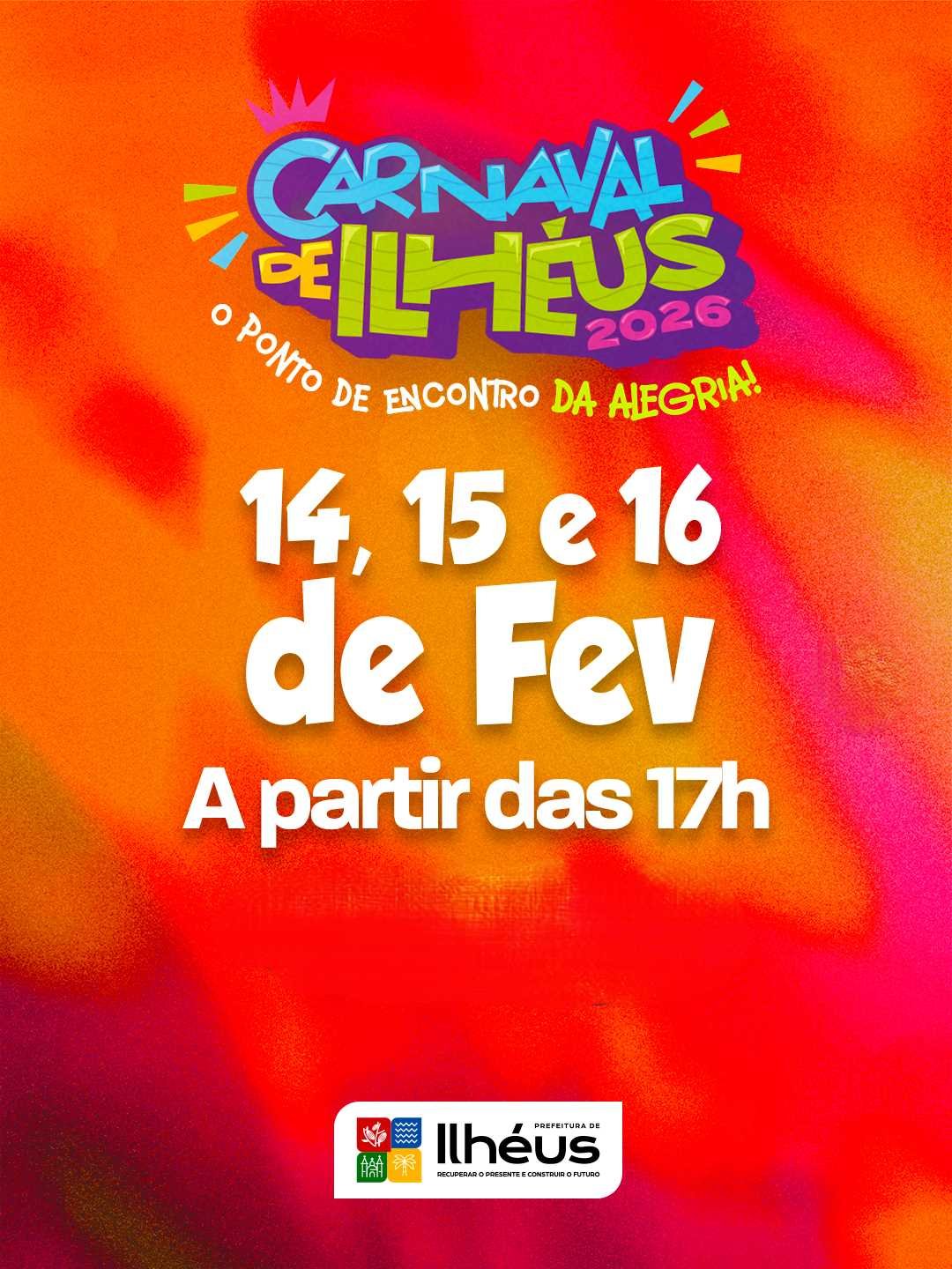 Carnaval Ilhéus 2026 valoriza cultura, diversidade e fortalece a festa nos bairros.