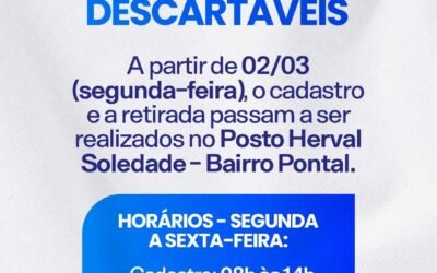 Prefeitura de Ilhéus informa novo local para cadastro e distribuição de fraldas descartáveis.