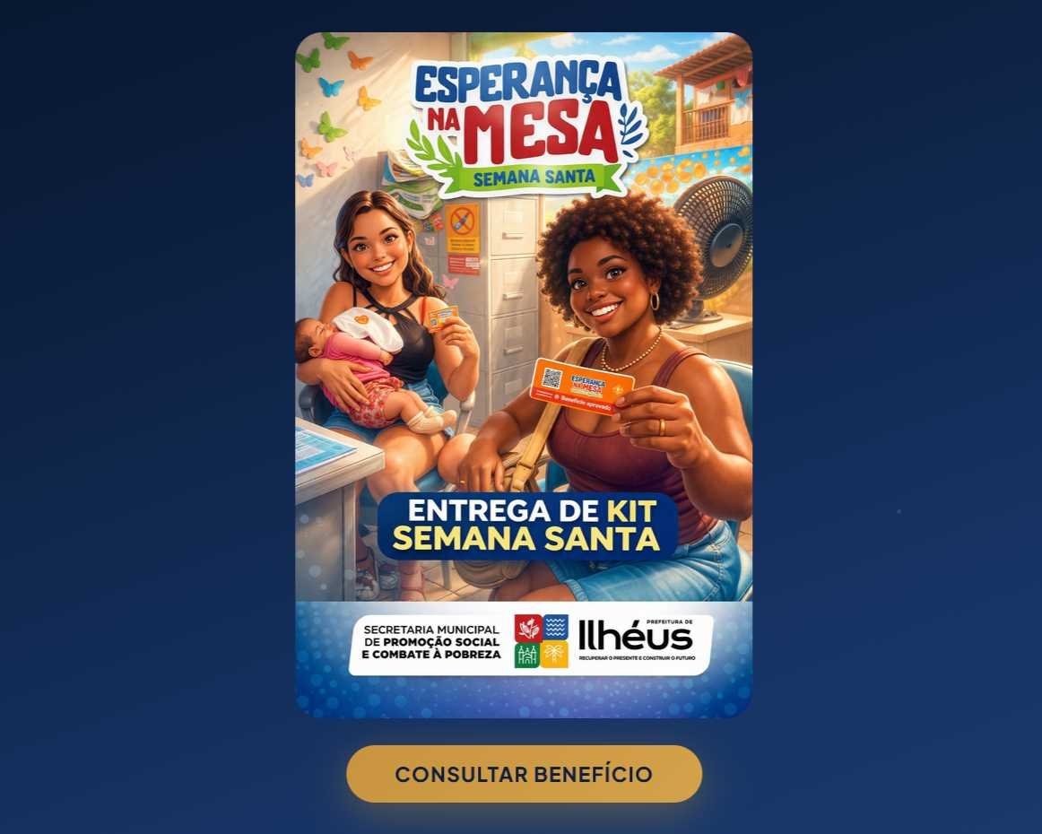 Ilhéus disponibiliza site para consulta do kit da Semana Santa.
