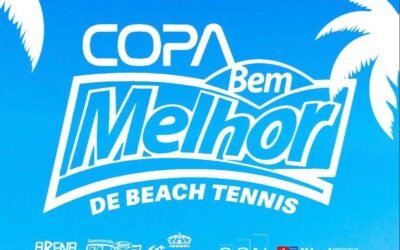 Copa de Beach Tennis reúne atletas de toda a Bahia na Avenida Soares Lopes.