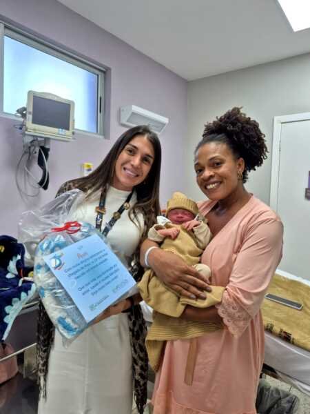 Nasce Ravi, o bebê de número 13 mil do Hospital Materno-Infantil de Ilhéus.