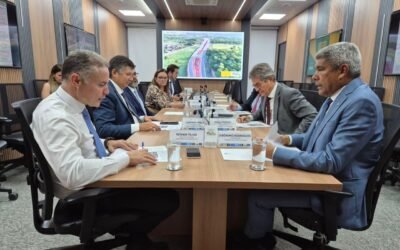 Governador Jerônimo Rodrigues discute projetos de infraestrutura para a Bahia com o ministro dos Transportes, em Brasília.