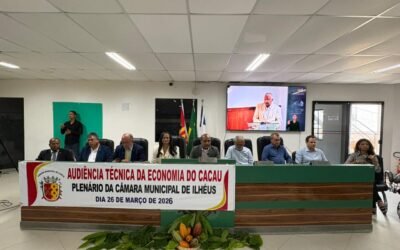 Audiência pública na Câmara de Ilhéus aponta caminhos para o fortalecimento da cadeia do cacau.