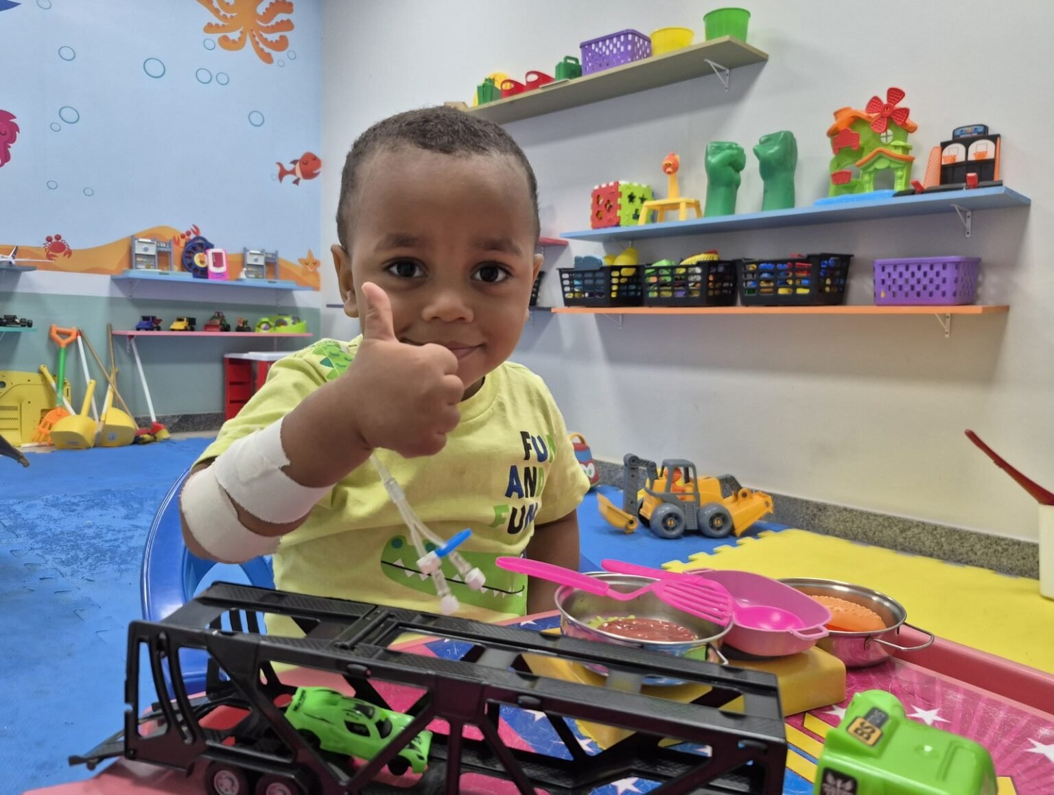 Materno-Infantil renova brinquedoteca e reforça cuidado humanizado na pediatria.