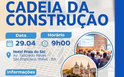 Ilhéus e Sebrae promovem fortalecimento do setor da construção civil com encontro de oportunidades.