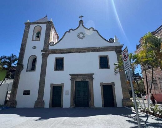 Prefeitura de Ilhéus prepara Igreja de São Jorge para festa do padroeiro.
