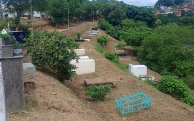 Prefeitura realiza manutenção e limpeza no Cemitério do Basílio.