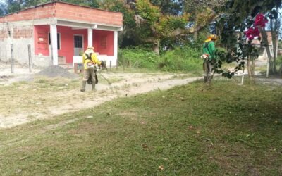Vila Juerana recebe ações de limpeza e manutenção urbana.