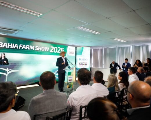 Governo do Estado destaca crescimento do agronegócio durante lançamento da Bahia Farm Show 2026.