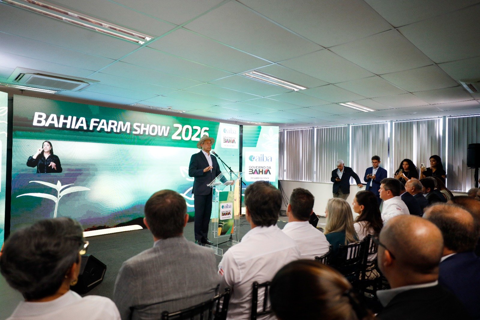 Governo do Estado destaca crescimento do agronegócio durante lançamento da Bahia Farm Show 2026.