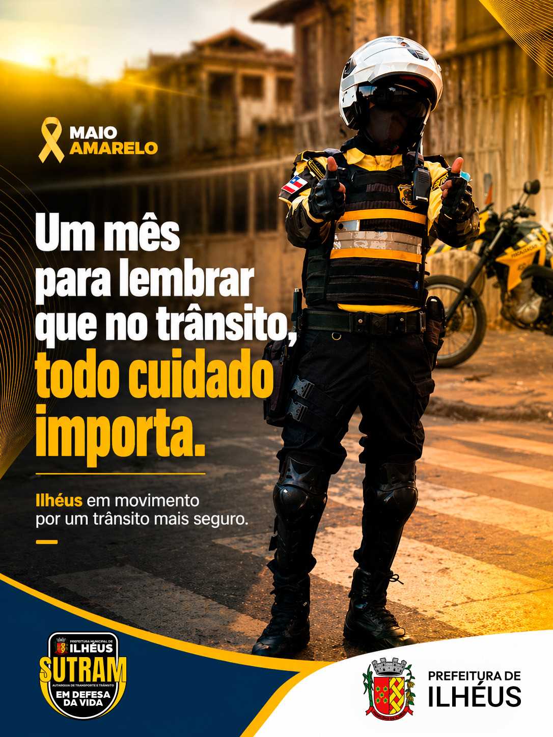 Prefeitura prepara ações do Maio Amarelo em Ilhéus.