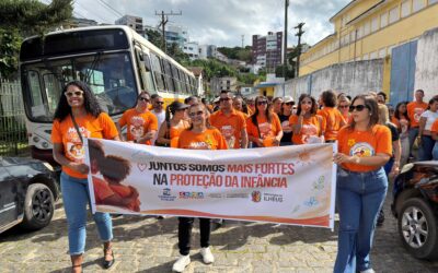 Caminhada do Maio Laranja reforça combate ao abuso e à exploração sexual de crianças e adolescentes.