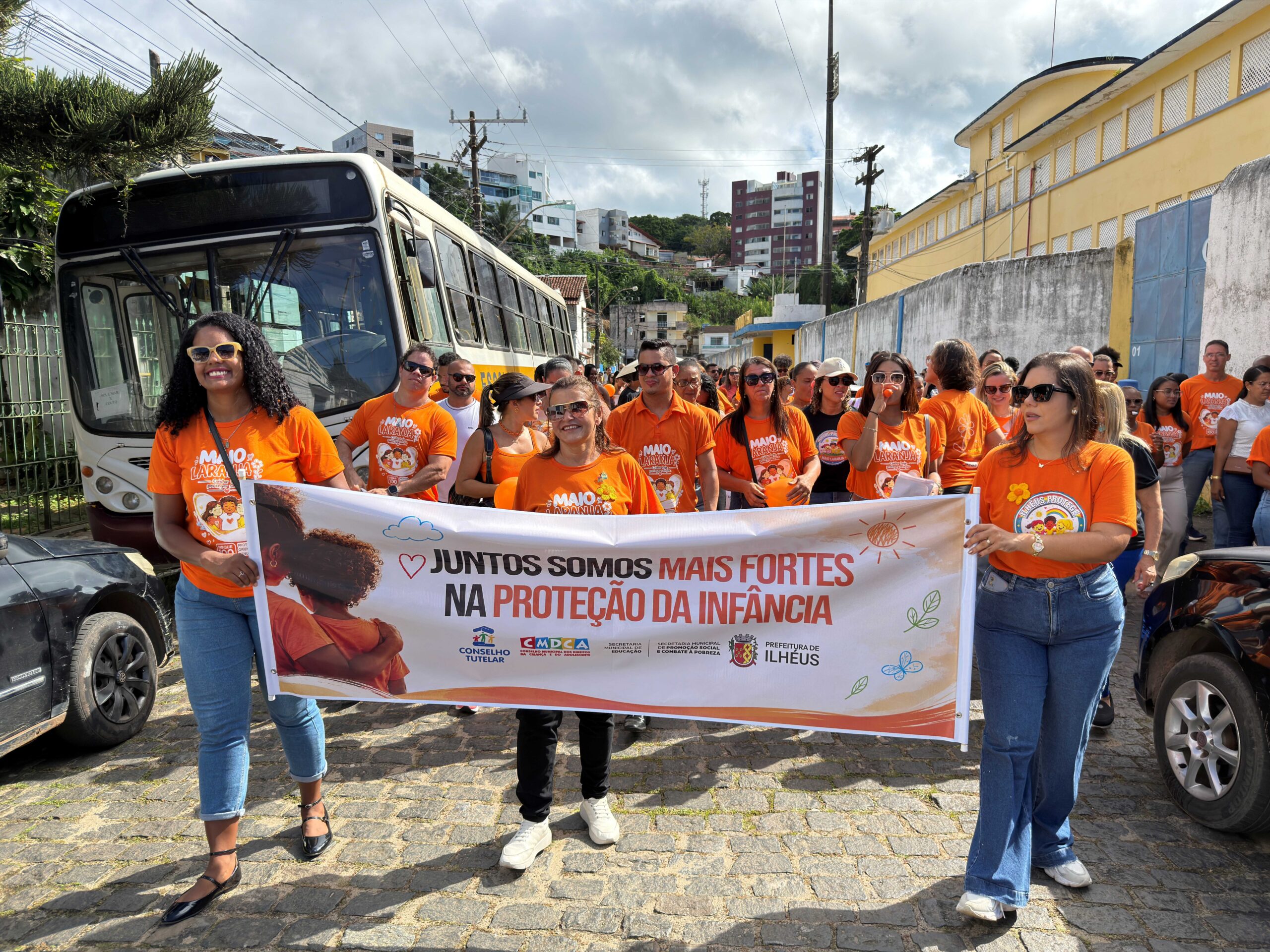 Caminhada do Maio Laranja reforça combate ao abuso e à exploração sexual de crianças e adolescentes.
