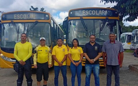 Sutram realiza fiscalização em veículos do transporte escolar em Ilhéus.