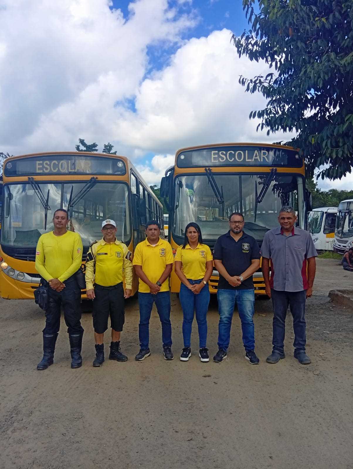 Sutram realiza fiscalização em veículos do transporte escolar em Ilhéus.