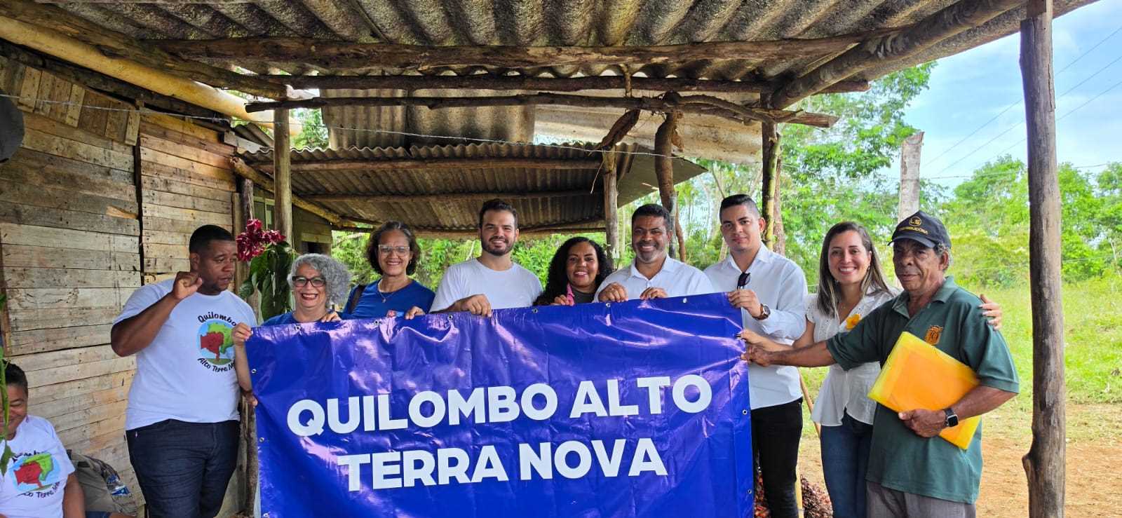 Prefeitura de Ilhéus realiza escuta na comunidade quilombola Alto Terra Nova.