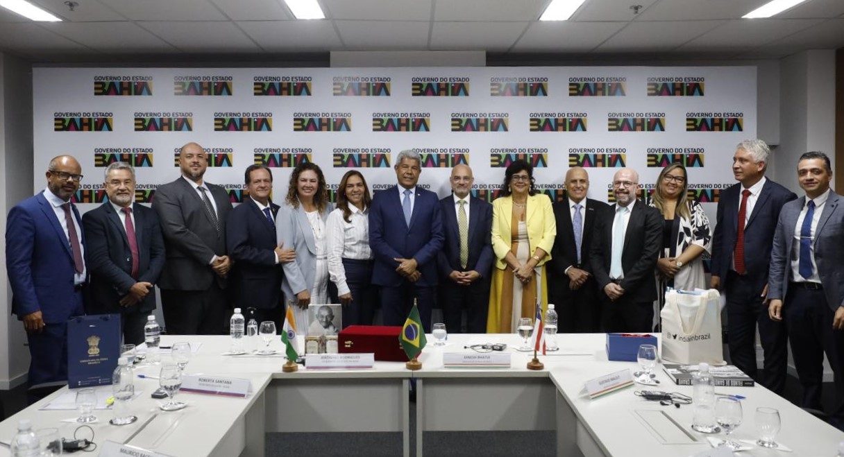 Bahia fortalece relações com a Índia em busca de investimentos e desenvolvimento econômico.