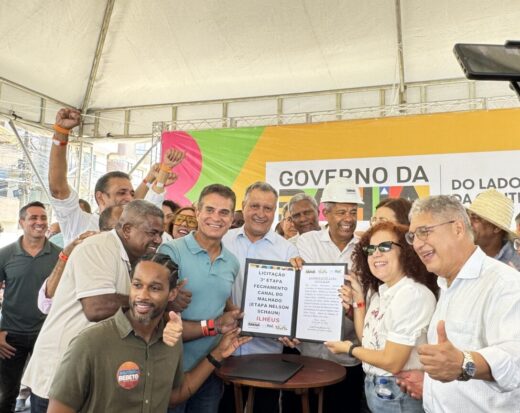 Governador autoriza processo licitatório para a terceira etapa das obras de fechamento do canal do Malhado, em Ilhéus.