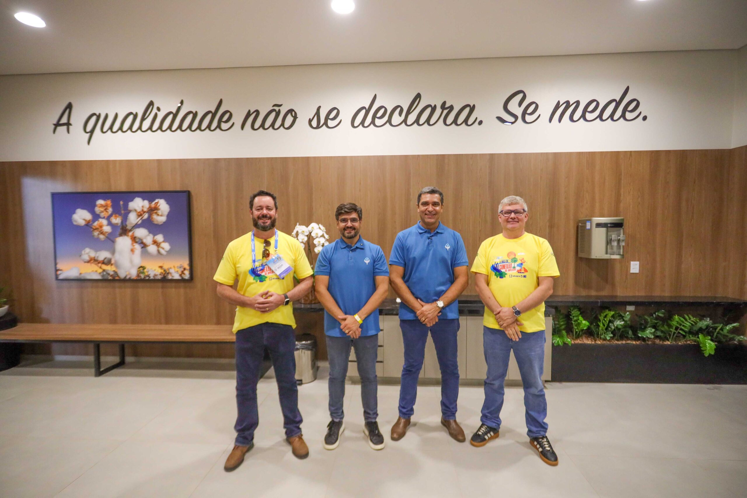 Porto de Ilhéus pode ganhar espaço na exportação de algodão após articulações na Bahia Farm Show.