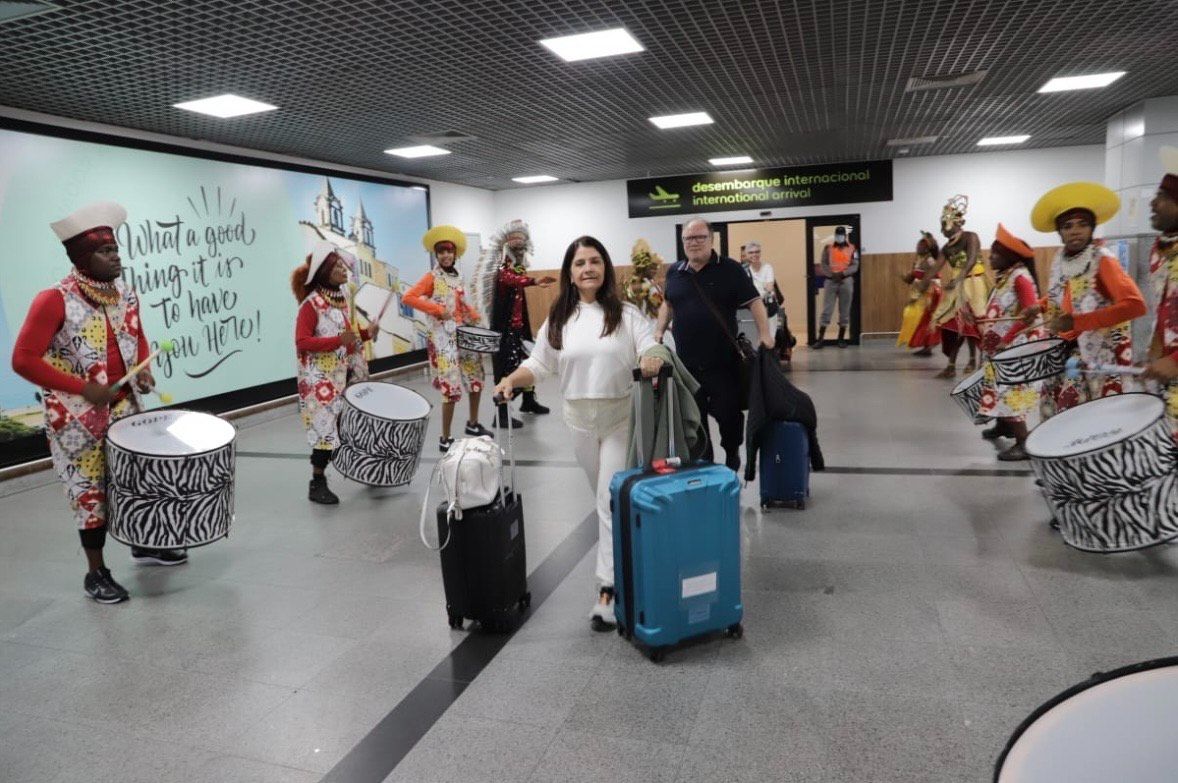 Bahia supera média nacional no aumento do fluxo de passageiros em voos domésticos e internacionais.