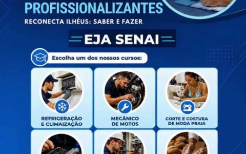 Prefeitura de Ilhéus lança programa que une educação e qualificação para estudantes da EJA.