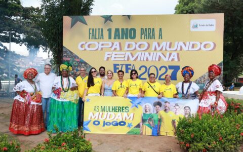Bahia dá início à contagem regressiva para a Copa do Mundo FIFA de Futebol Feminino 2027.
