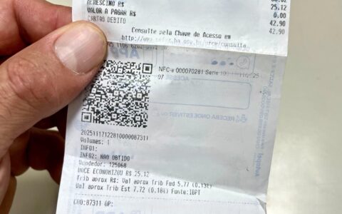 Compras feitas até o dia 31 de julho concorrem ao sorteio de agosto da Nota Premiada Bahia.